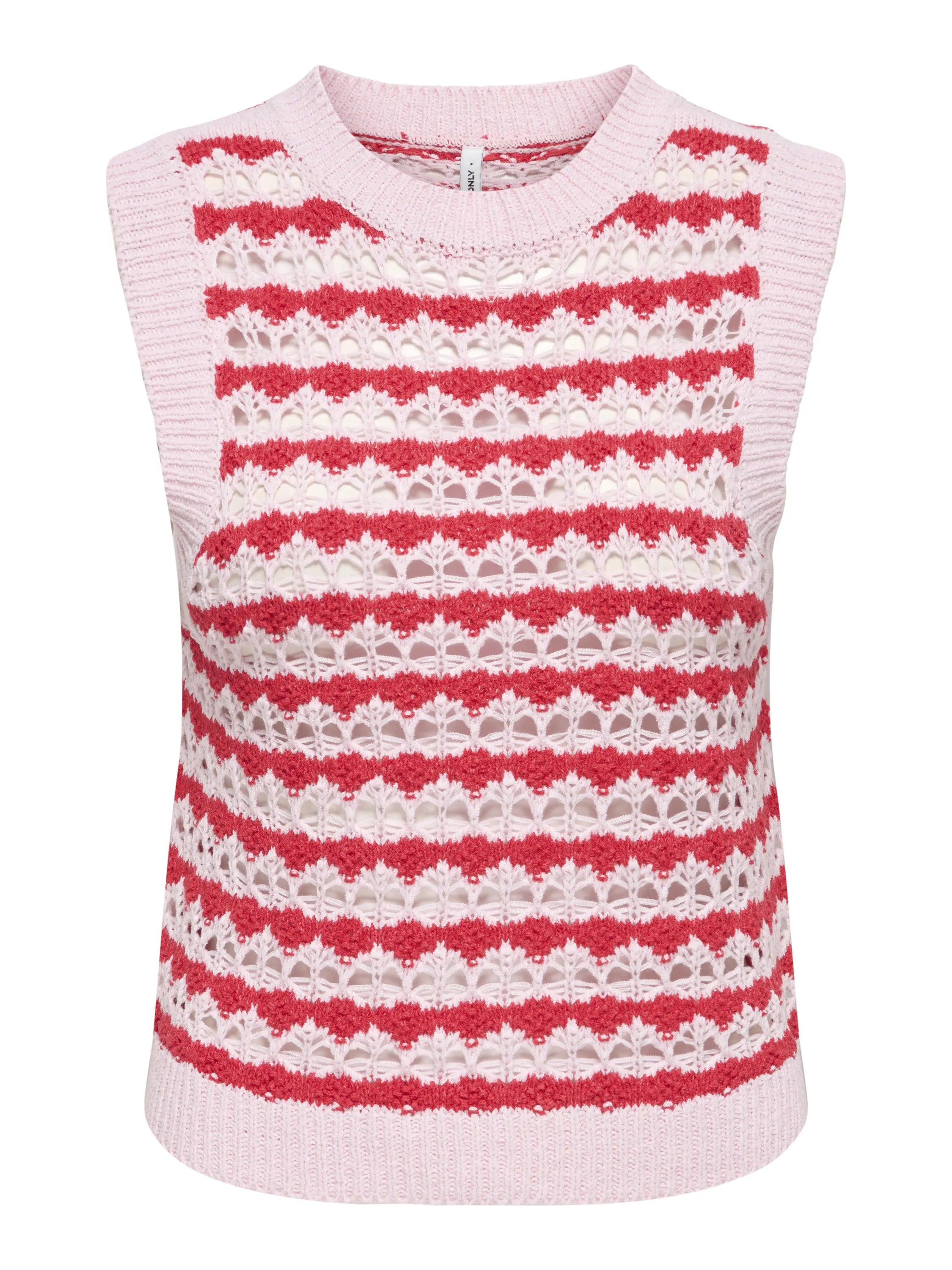 Strick-Tanktop gemustert