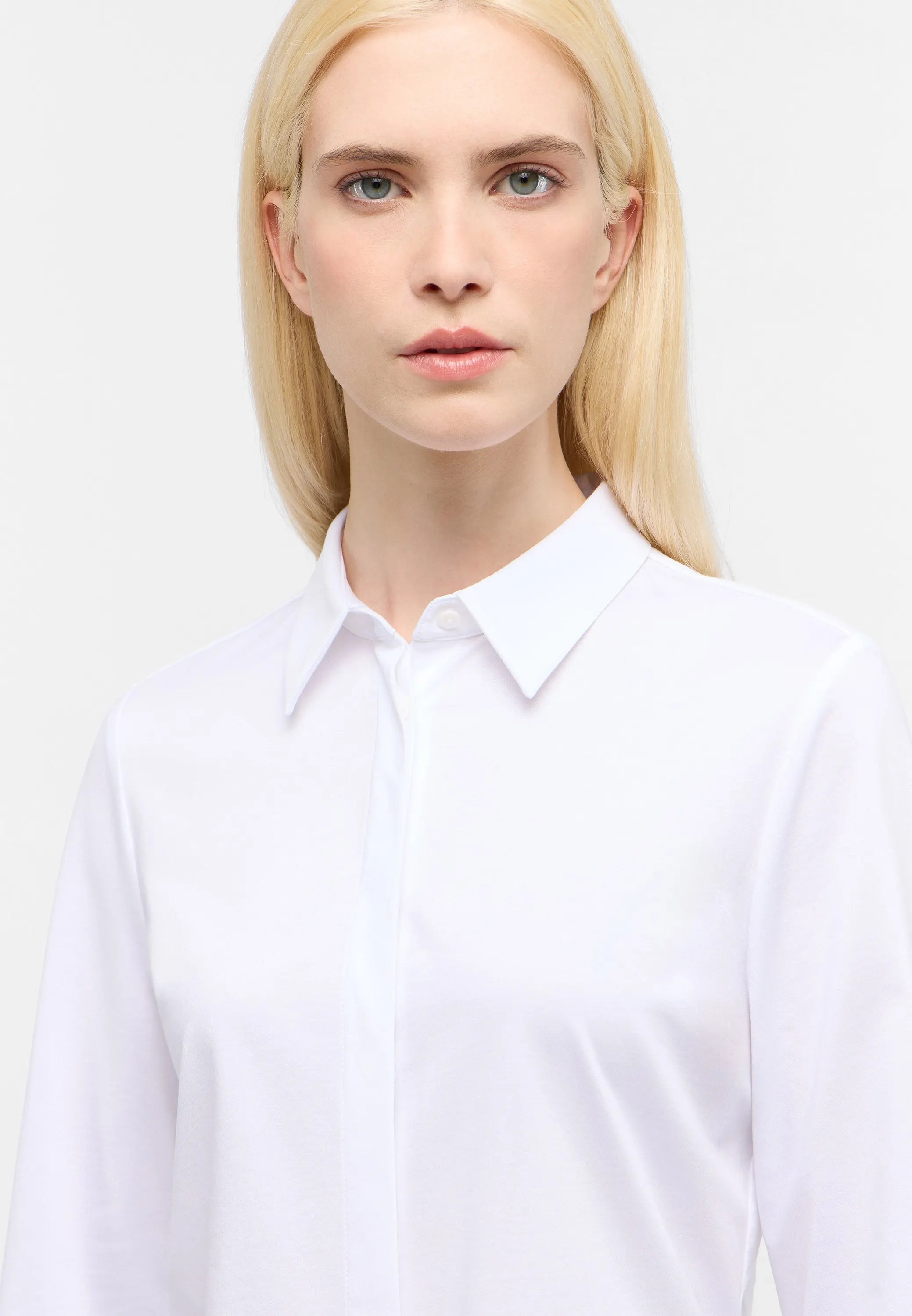 Jersey-Bluse aus Baumwollmix