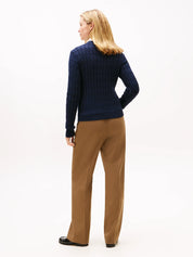 Strickpullover aus Baumwolle