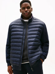 Hybrid-Steppjacke mit Stehkragen
