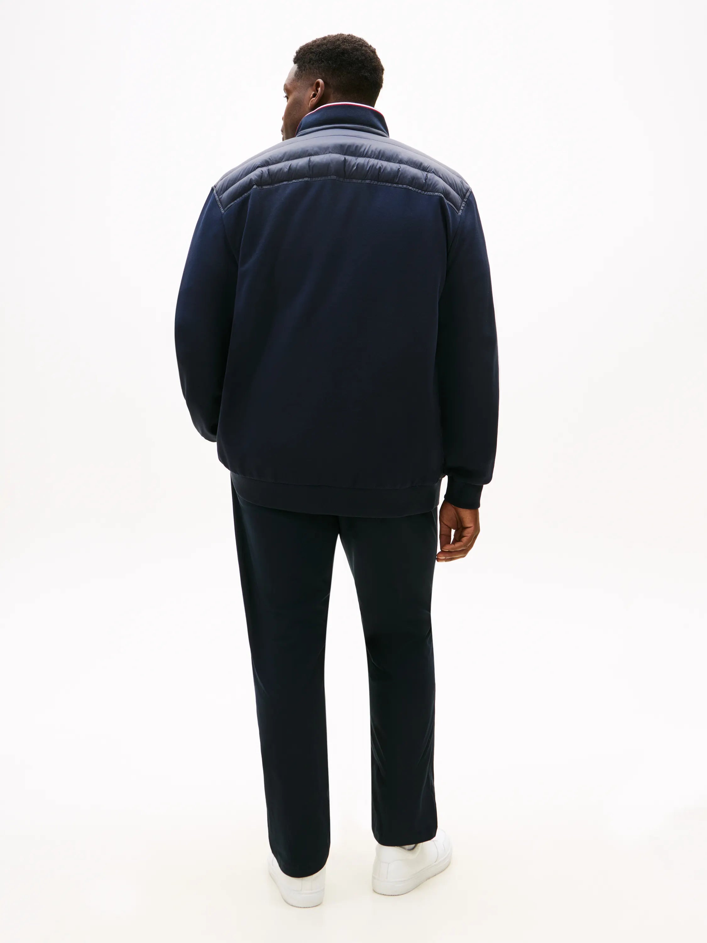 Hybrid-Steppjacke mit Stehkragen