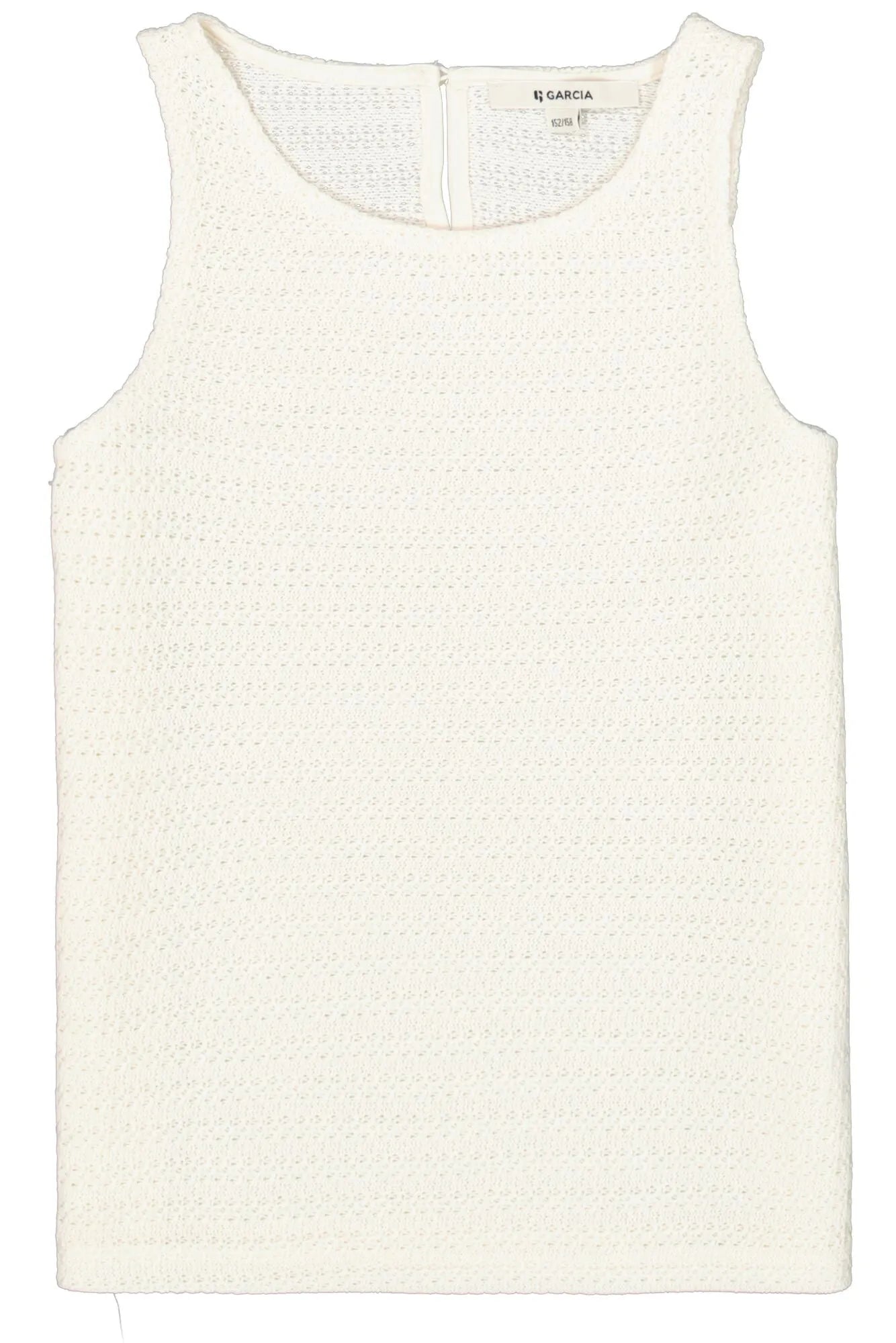 Strick-Tanktop mit Rundhalsausschnitt