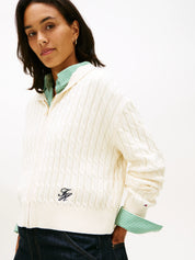 Strickjacke aus Bio-Baumwolle