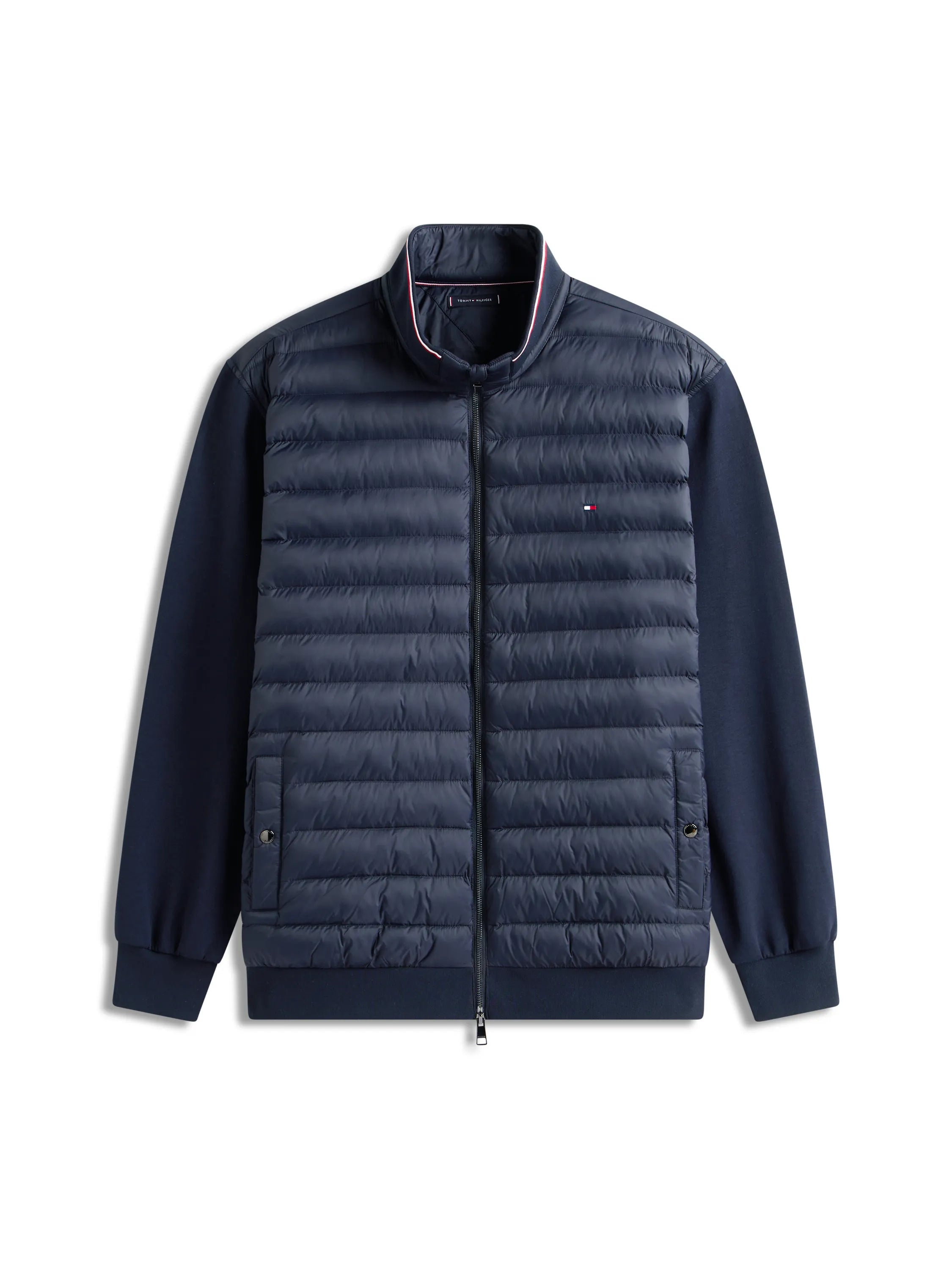 Hybrid-Steppjacke mit Stehkragen