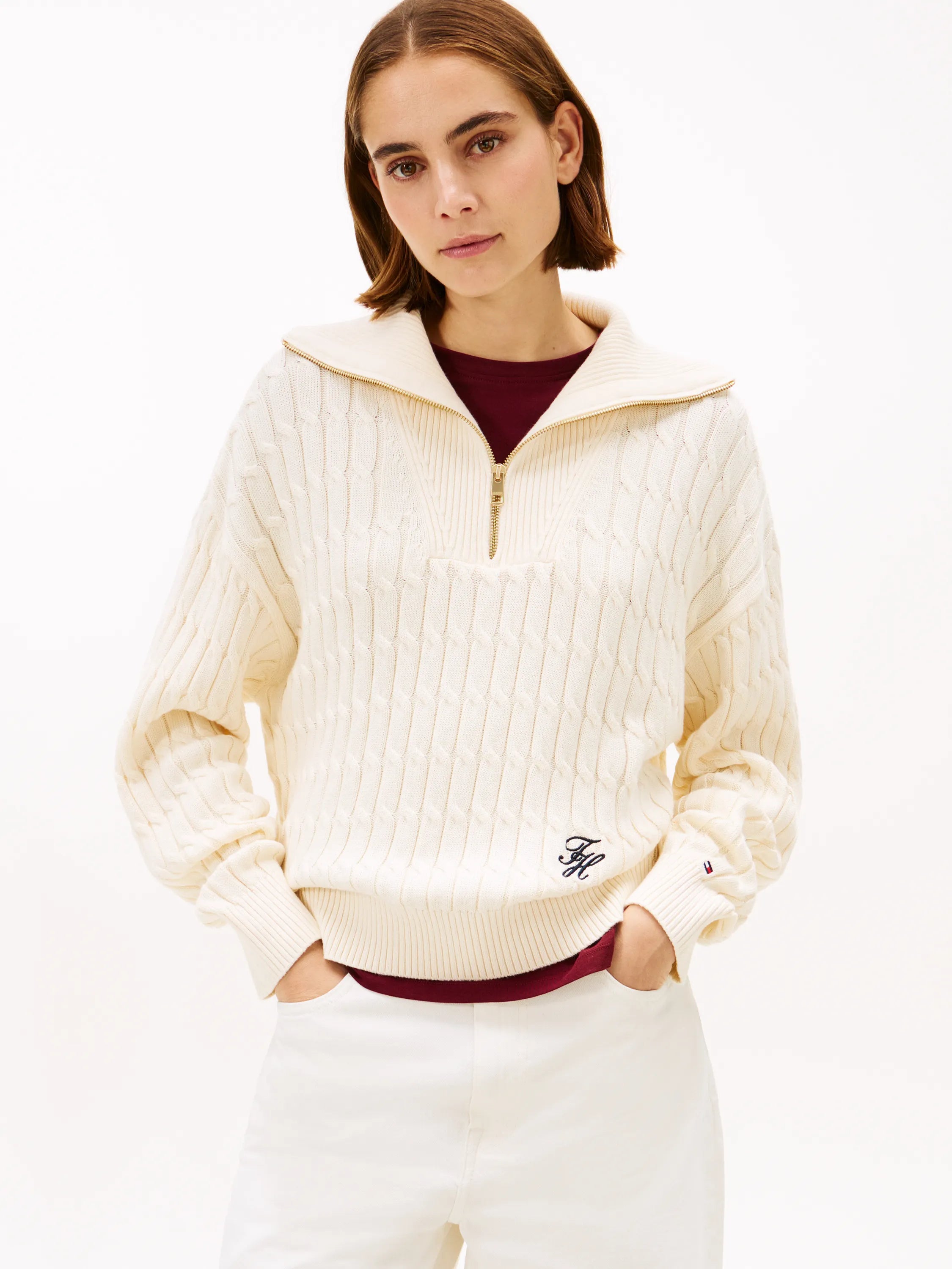 Strickpullover aus Bio-Baumwolle