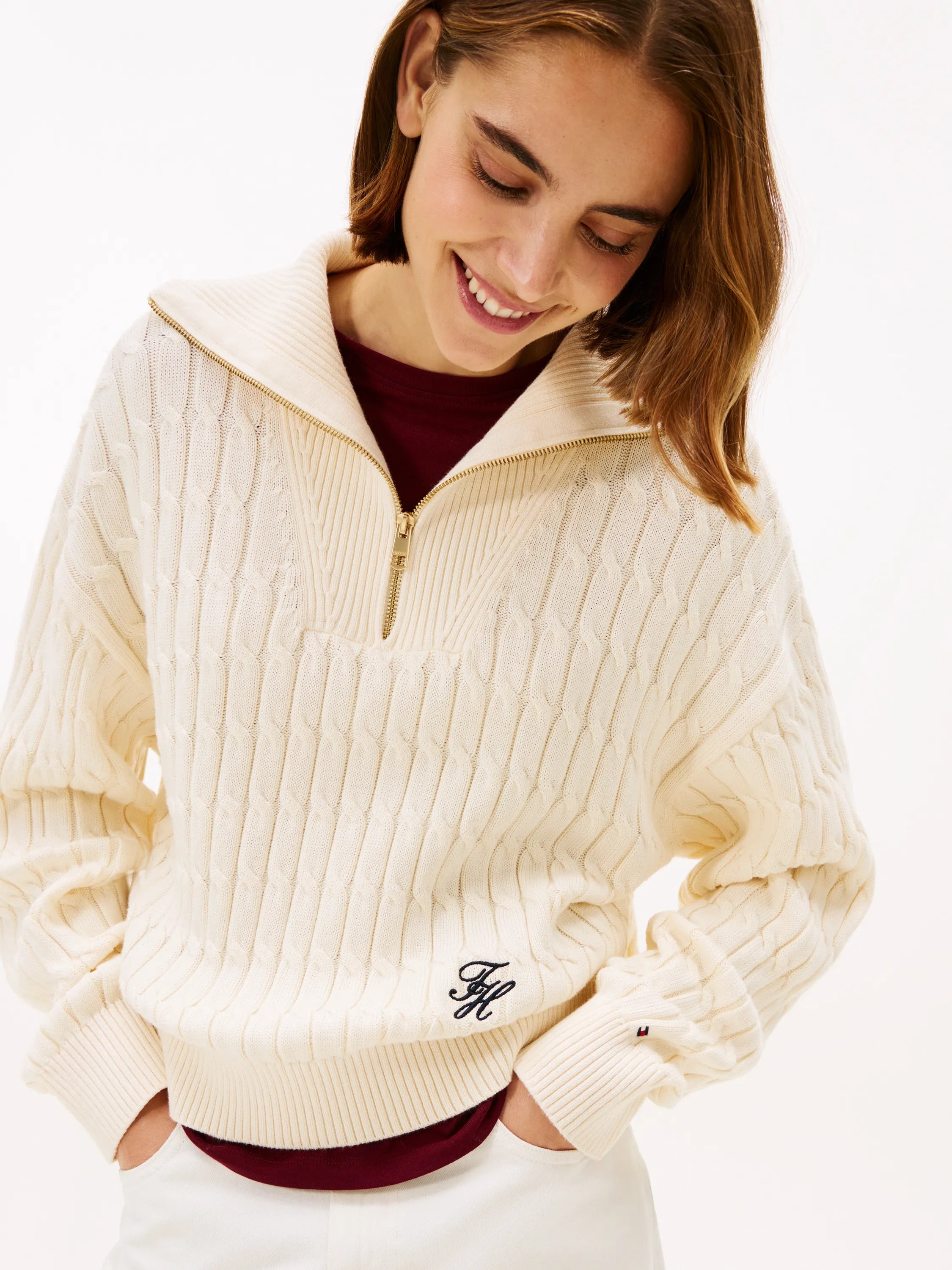Strickpullover aus Bio-Baumwolle