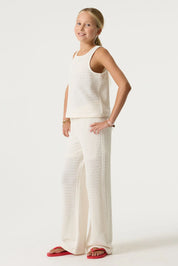 Strickhose Wide Leg