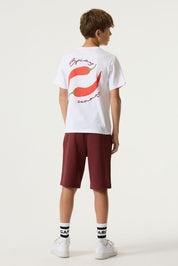 T-Shirt mit Backprint