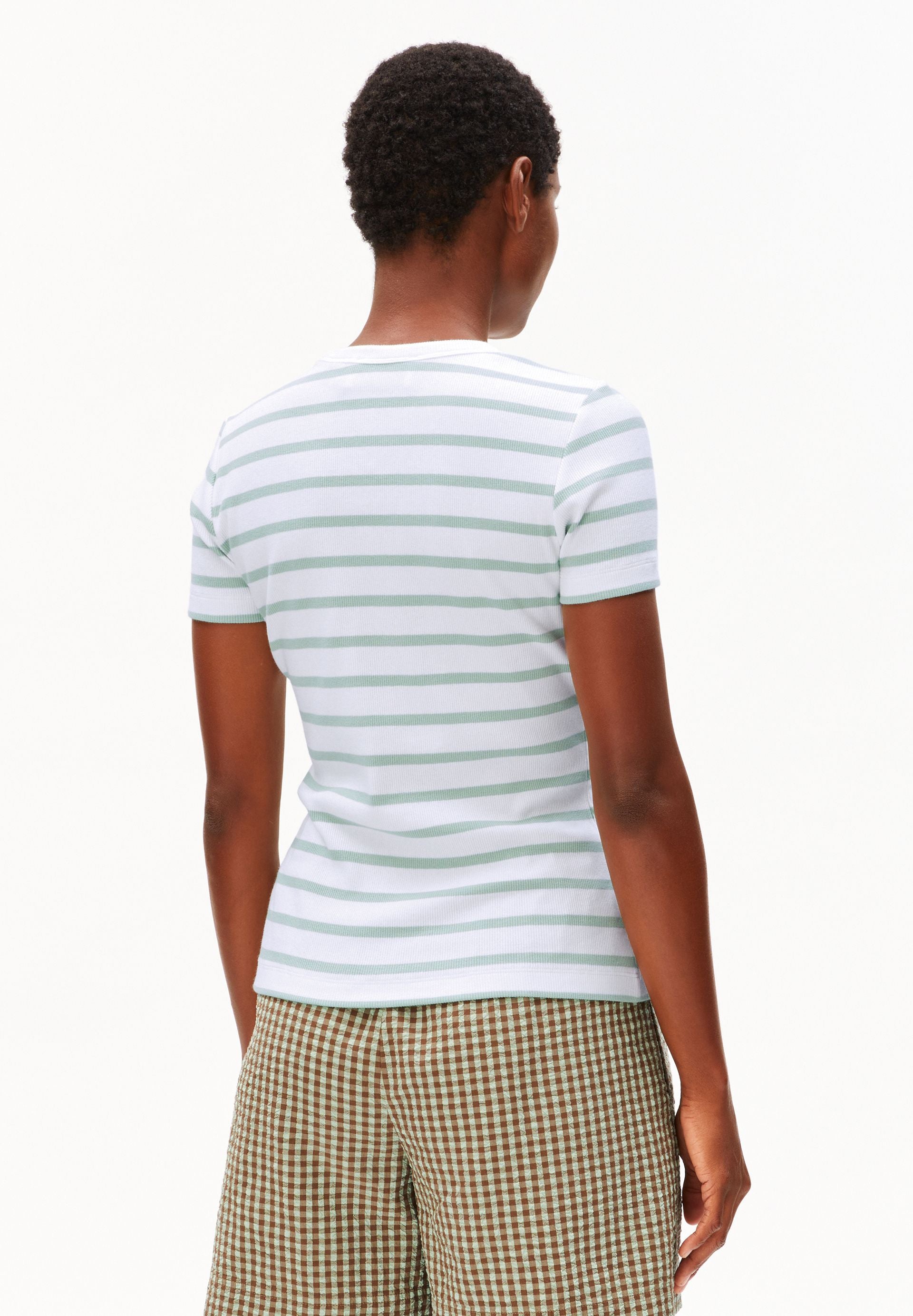 T-Shirt gestreift aus Bio-Baumwolle