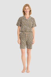 Shorts aus Baumwollmix