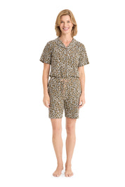 Shorts aus Baumwollmix