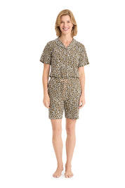 Shorts aus Baumwollmix