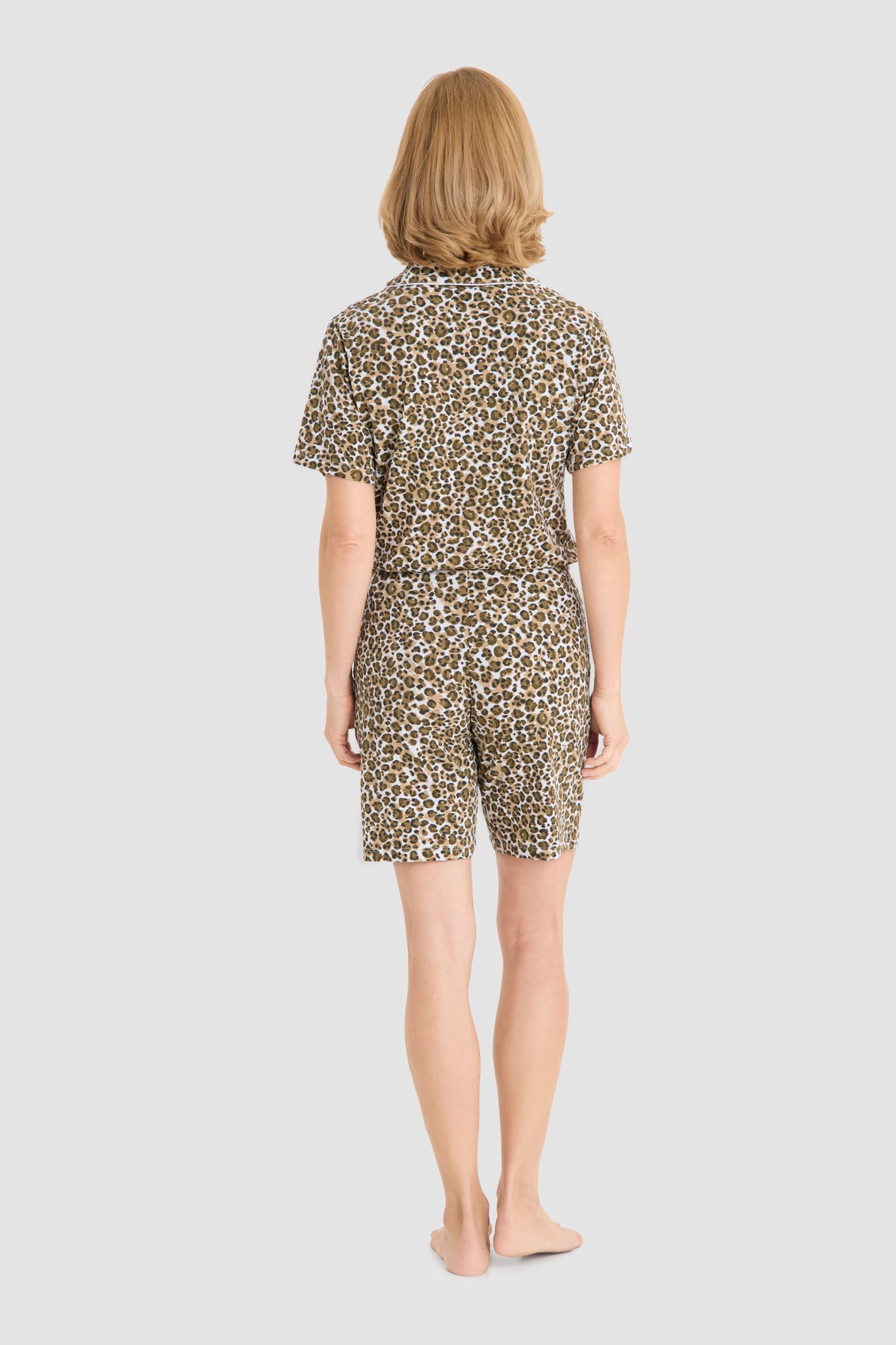 Shorts aus Baumwollmix