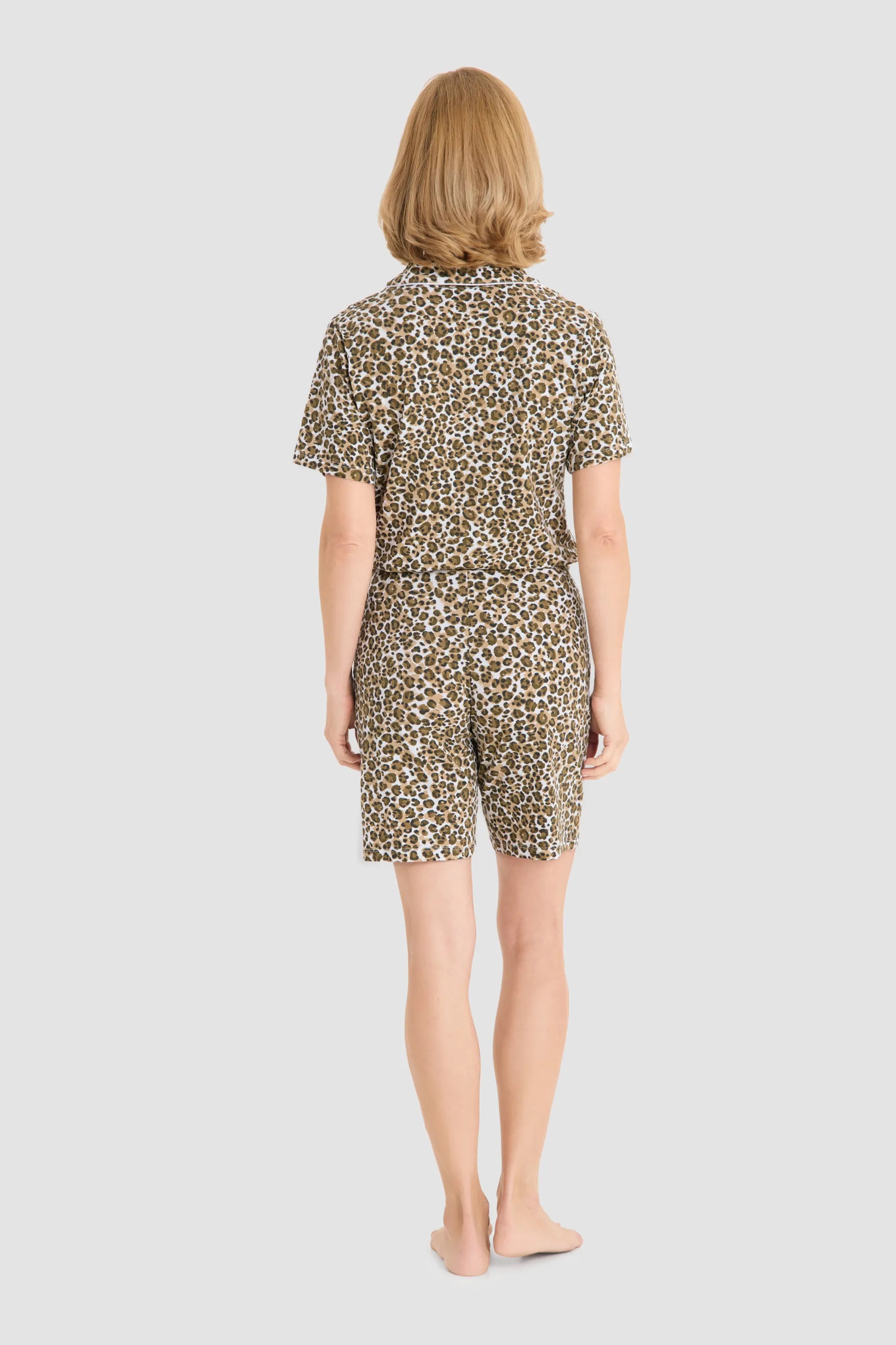 Shorts aus Baumwollmix