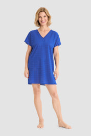 Strandkleid Mini aus Baumwolle