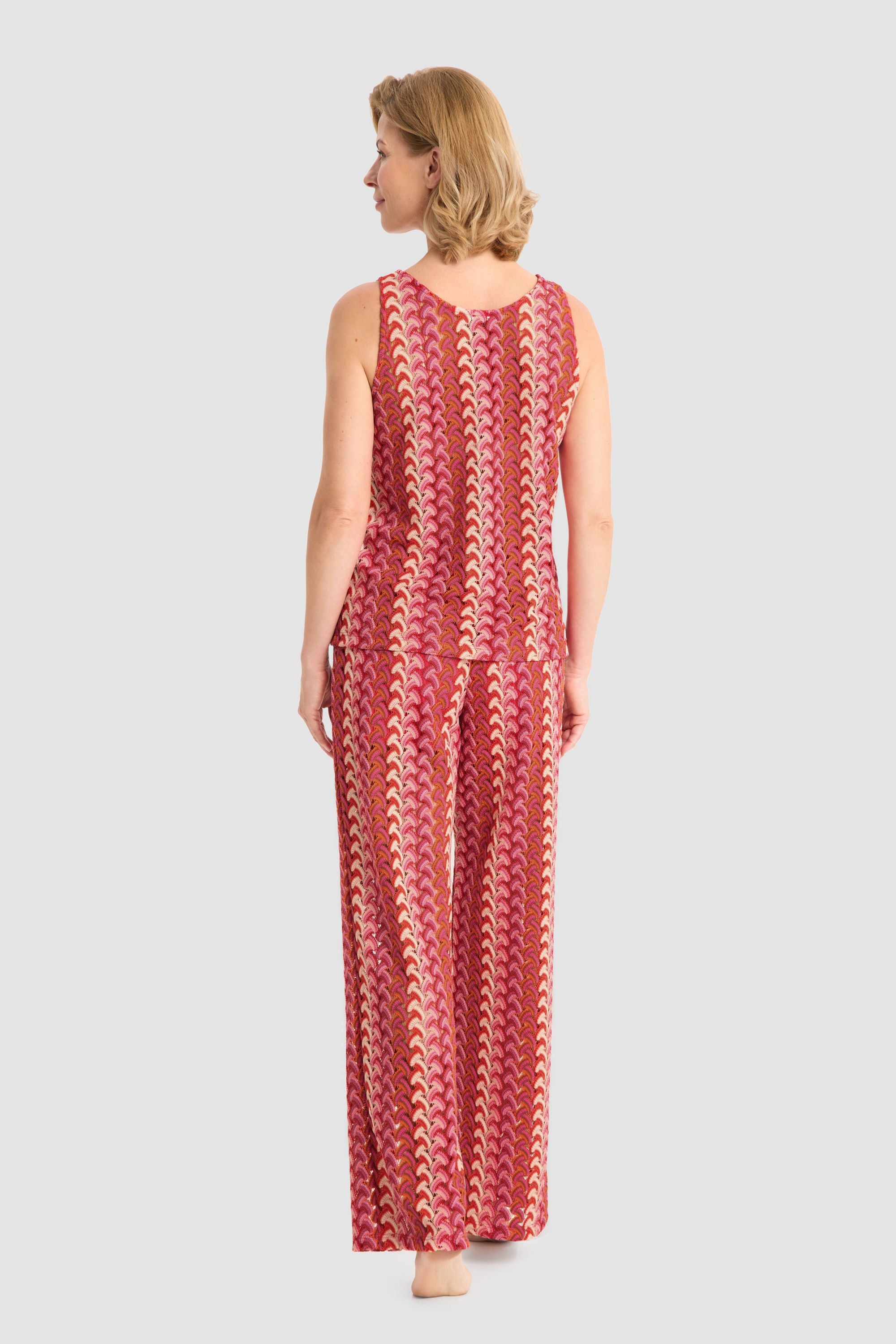 Stricktop gemustert