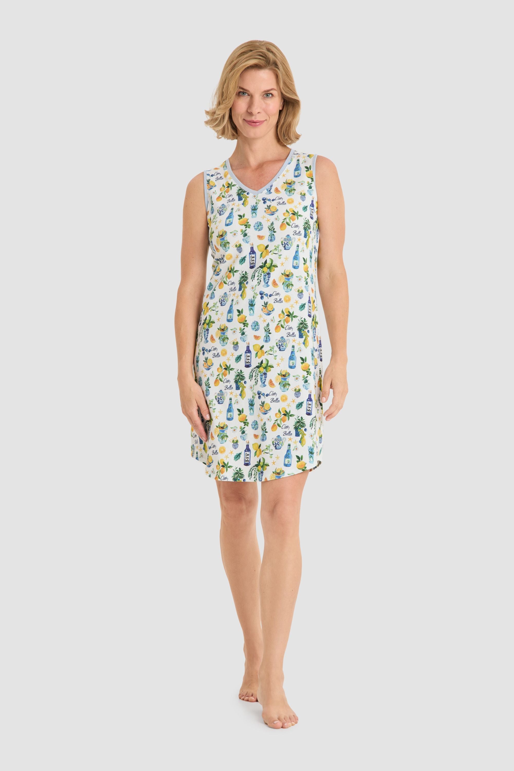 Nachtkleid aus Baumwolle