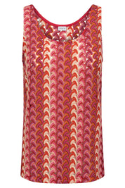 Stricktop gemustert