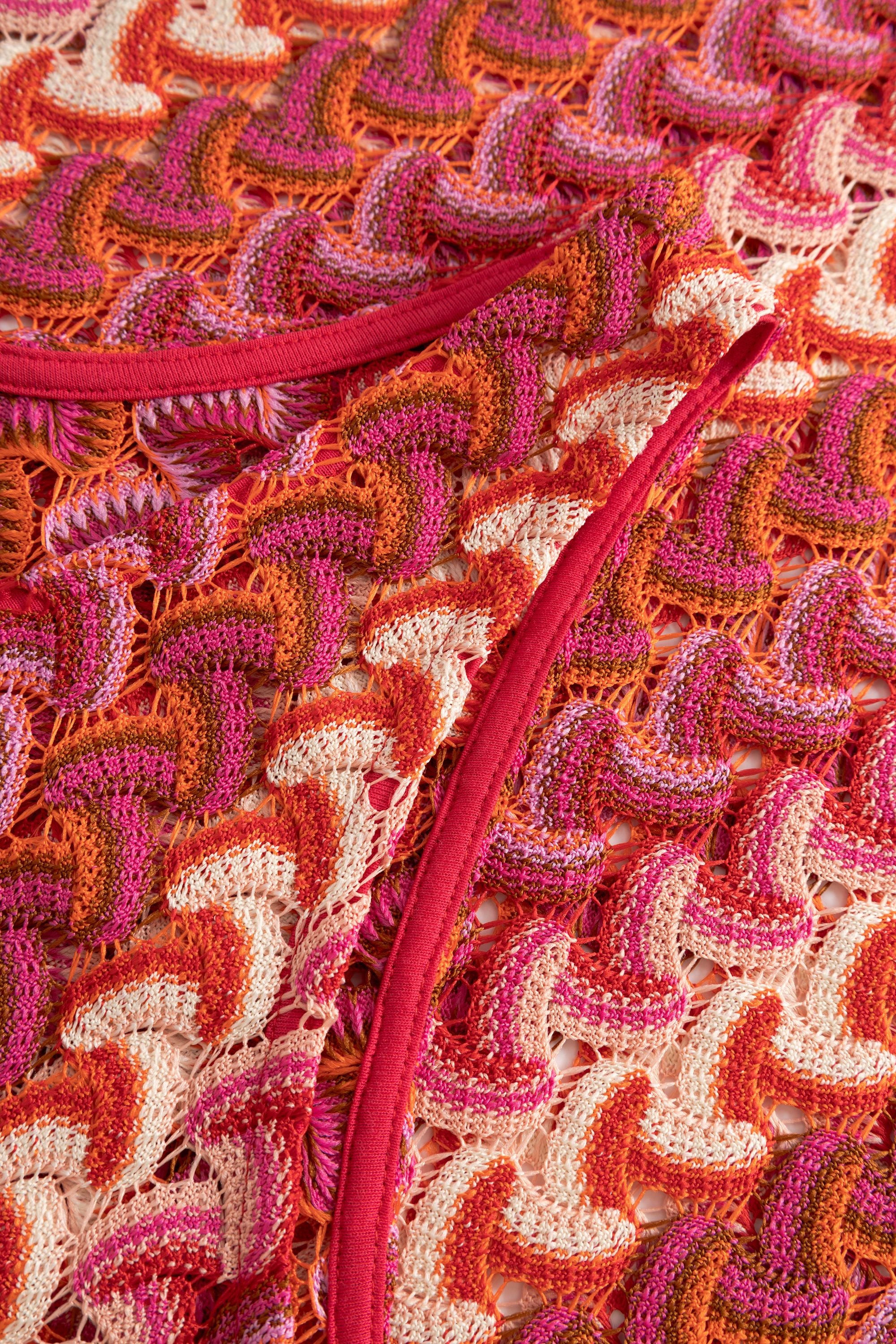 Stricktop gemustert