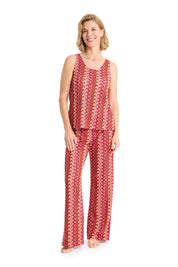Stricktop gemustert