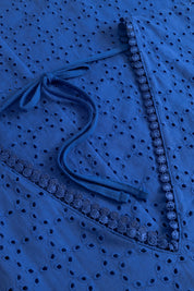 Strandkleid Mini aus Baumwolle