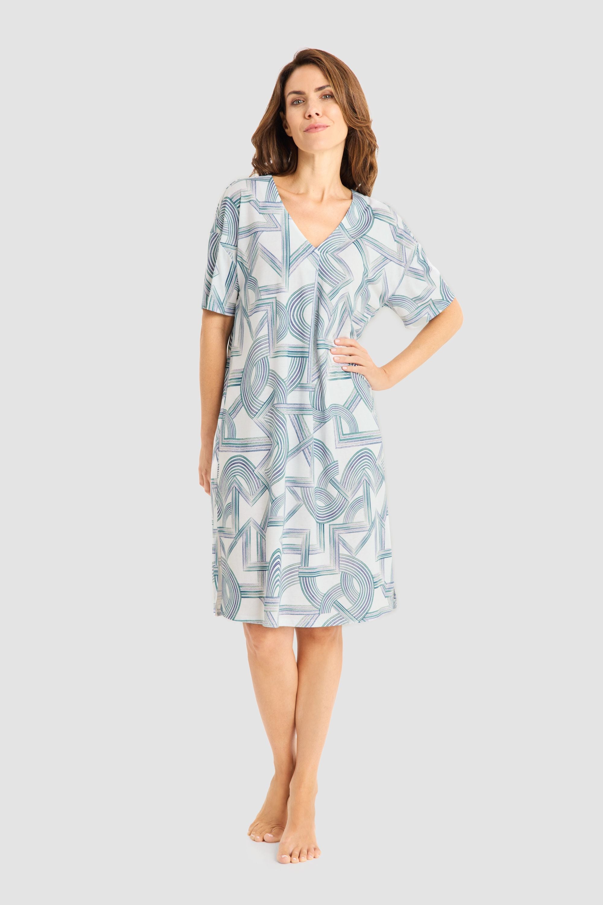 Nachtkleid aus Baumwollmix