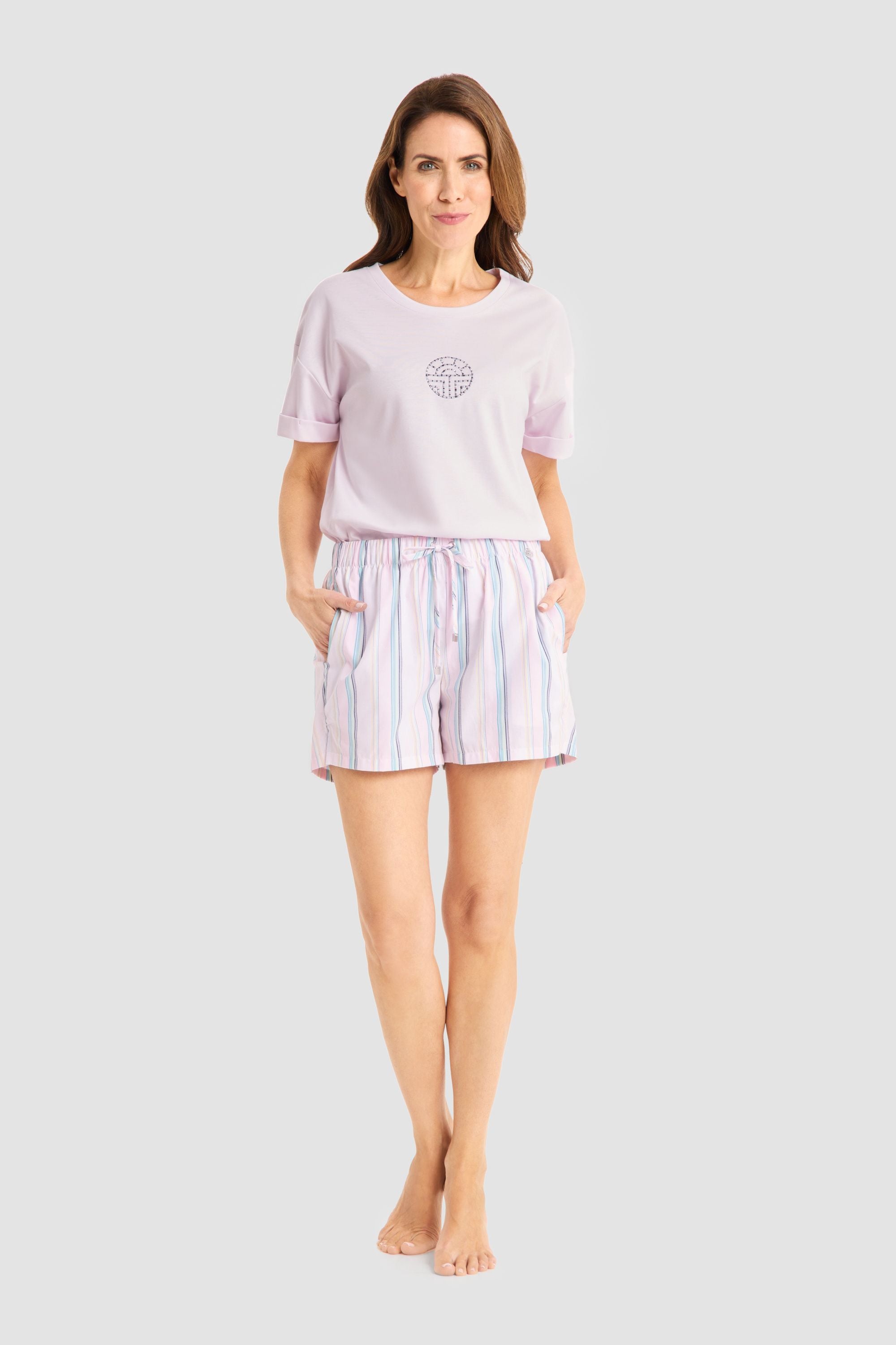 Loungeshorts aus Baumwolle