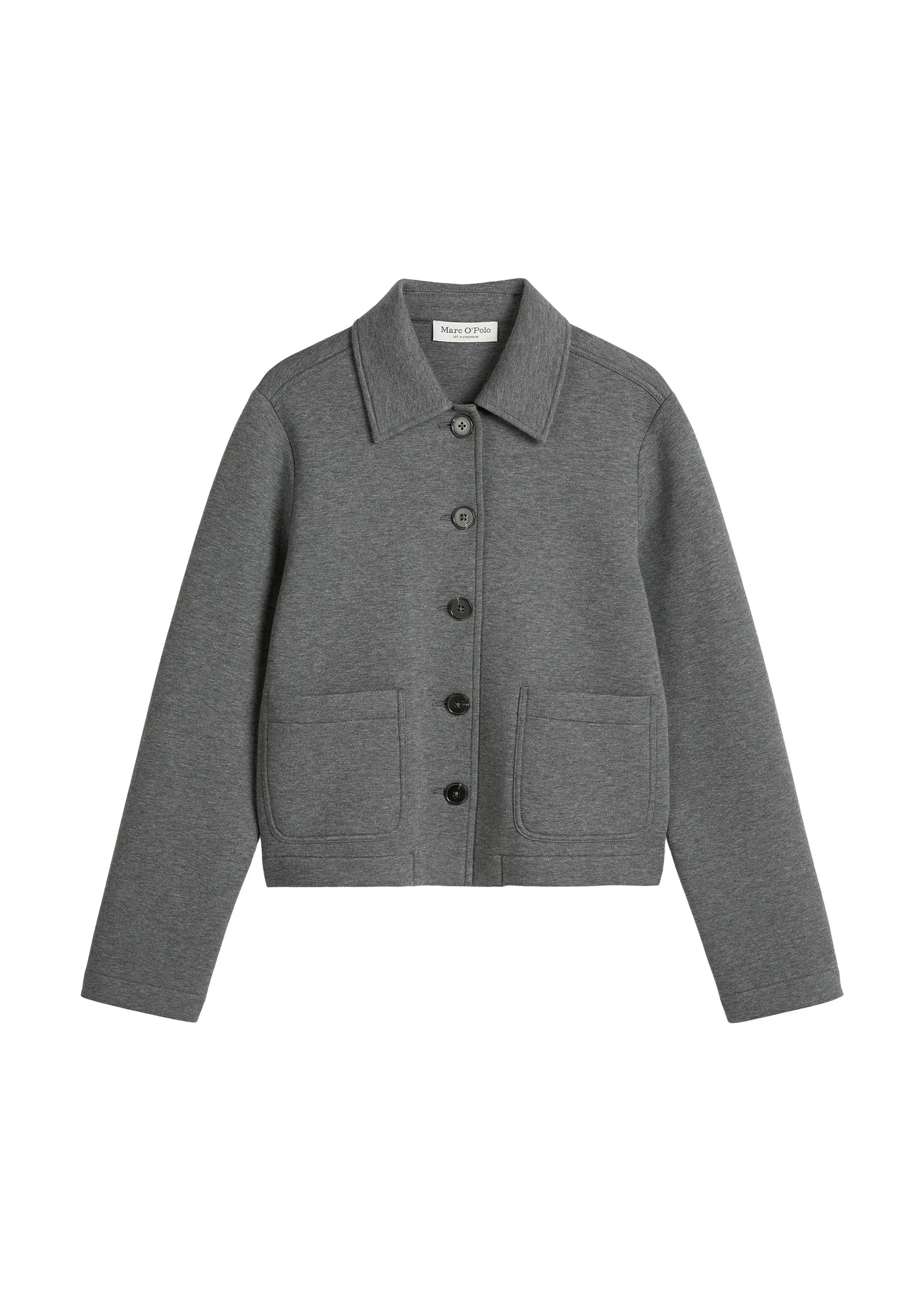 Jerseyjacke aus Baumwollmix