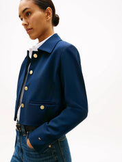 Blazerjacke aus Viskosemix