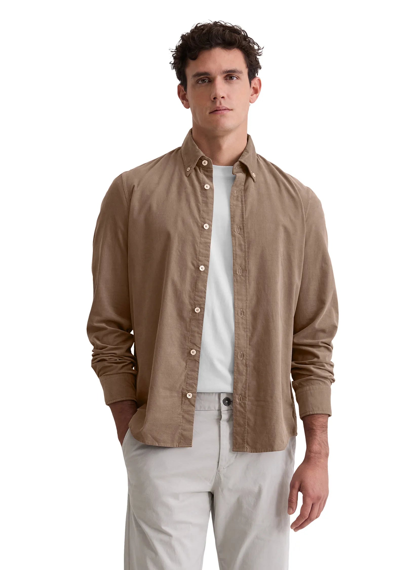 Cordhemd Shaped Fit