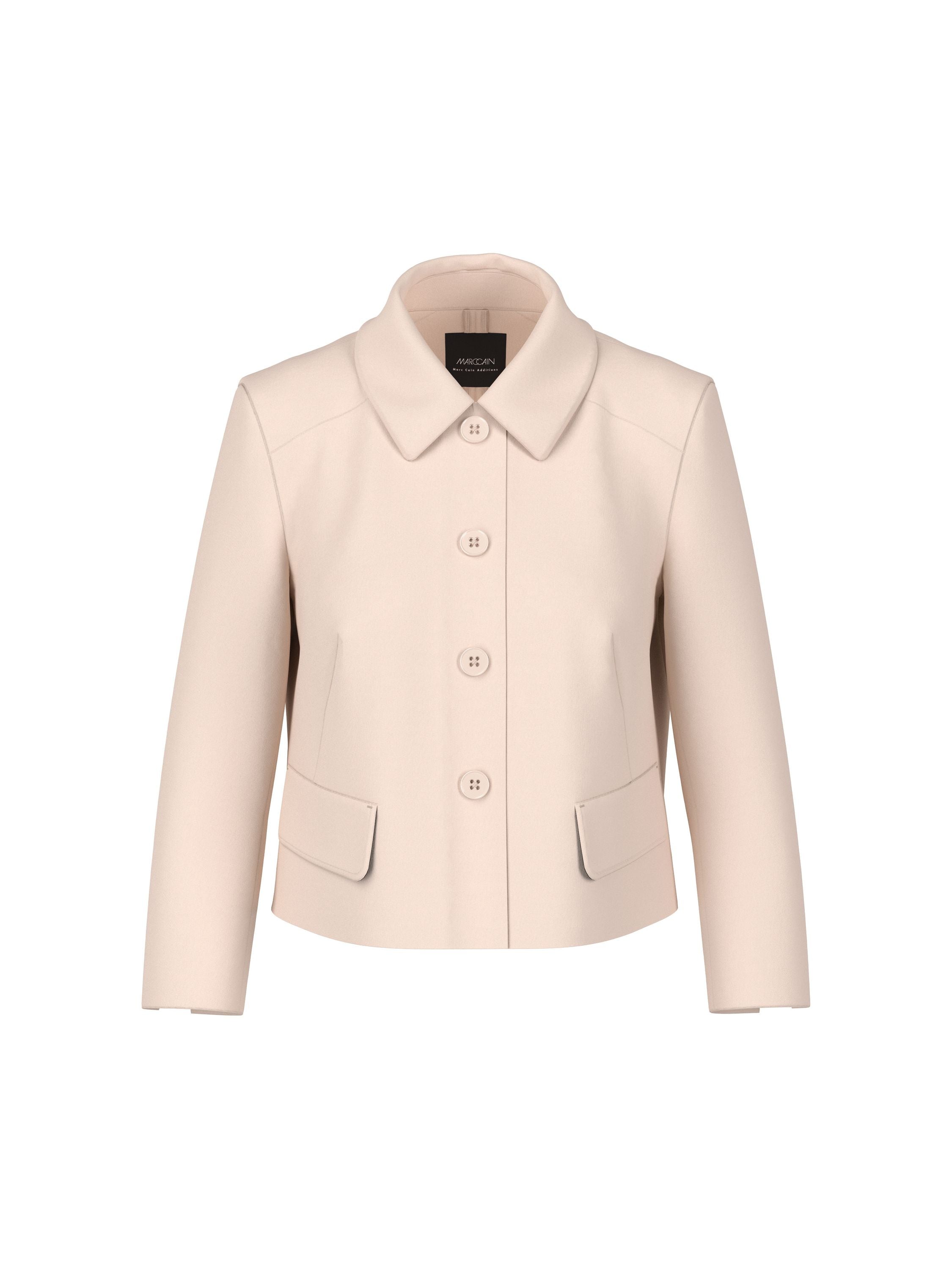 Jacke mit Kentkragen