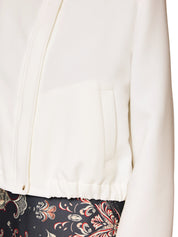 Jacke mit Stehkragen und Zipper
