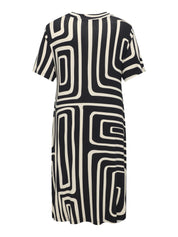 Freizeitkleid Midi aus Viskose