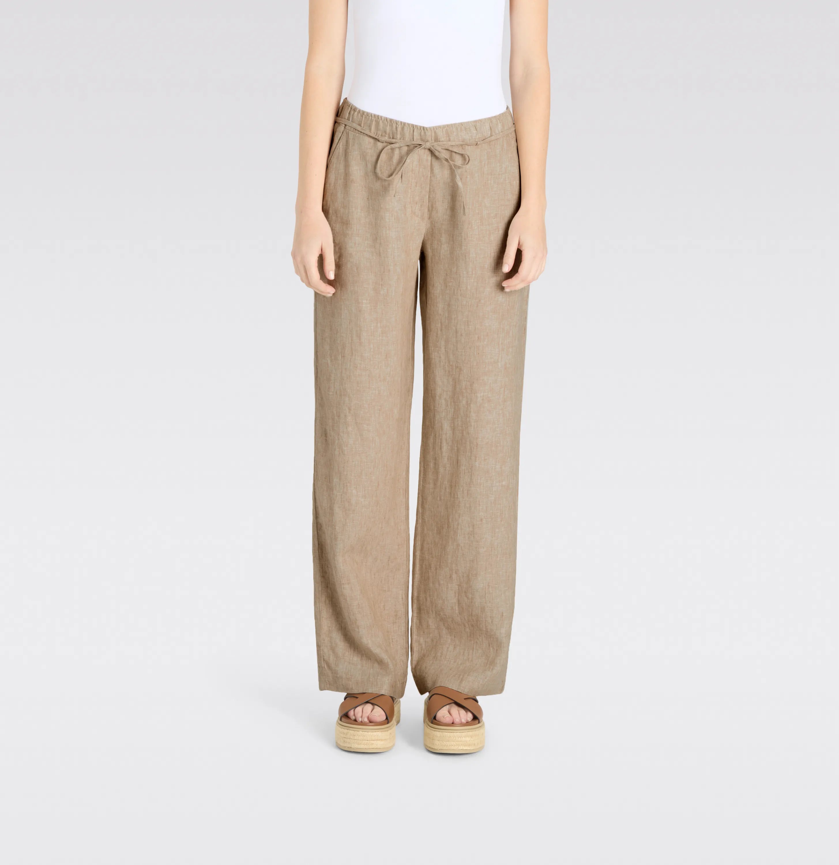 Leinenhose CHIARA BELT Wide Leg