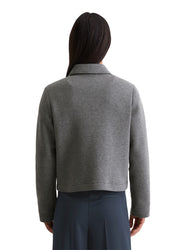 Jerseyjacke aus Baumwollmix