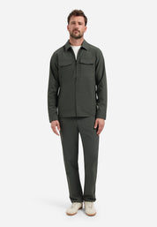 Overshirt mit aufgesetzten Taschen