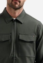 Overshirt mit aufgesetzten Taschen