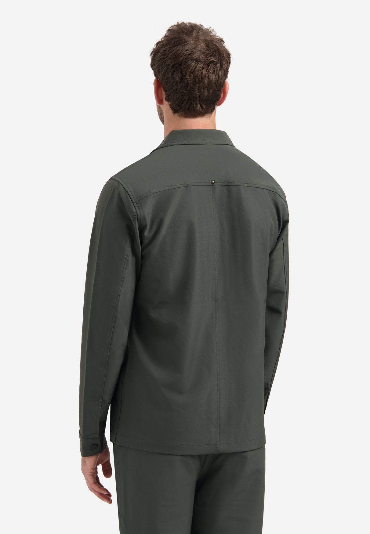 Overshirt mit aufgesetzten Taschen