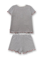 Pyjama-Set gestreift aus Baumwolle
