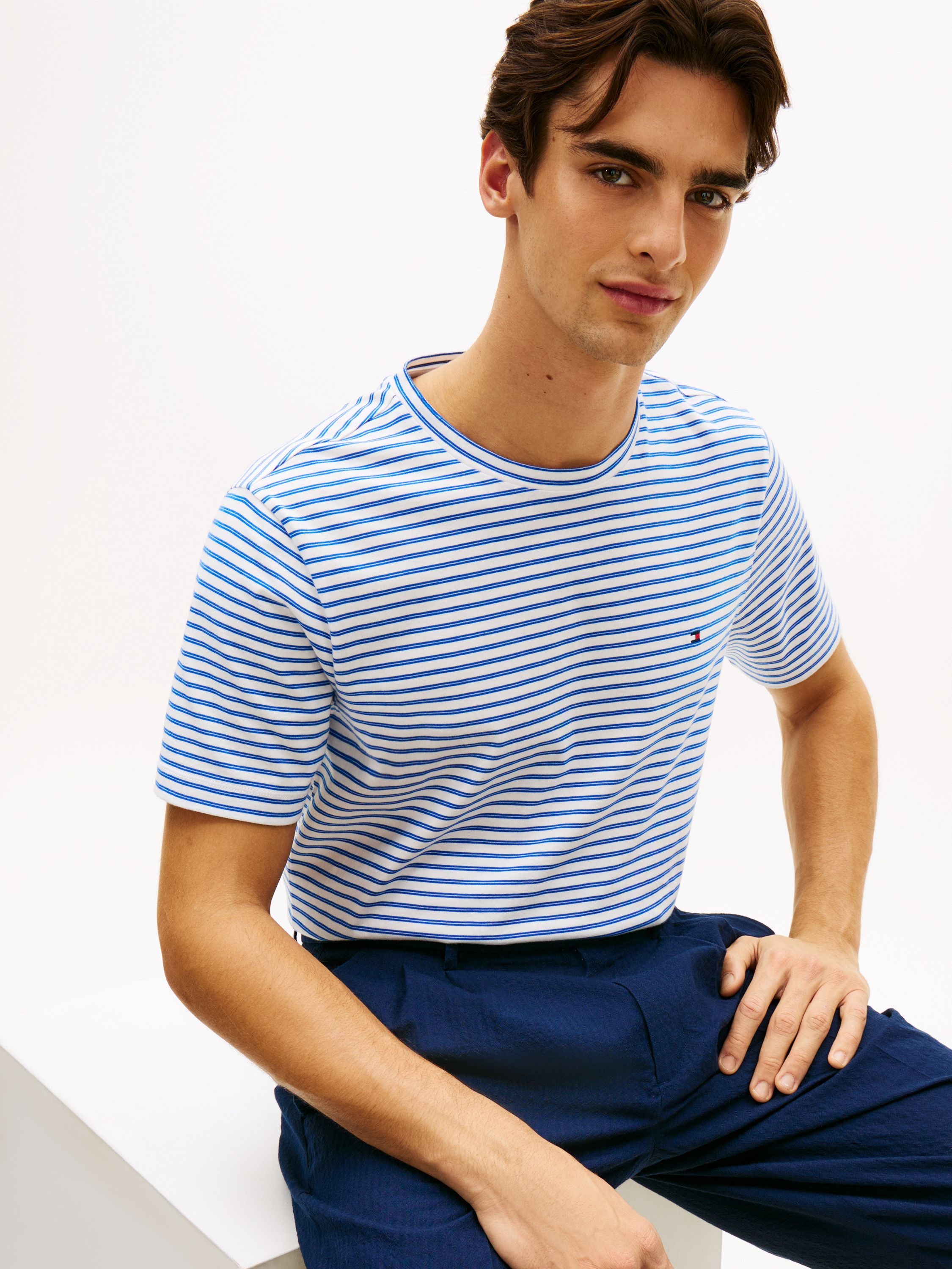 T-Shirt gestreift Regular Fit