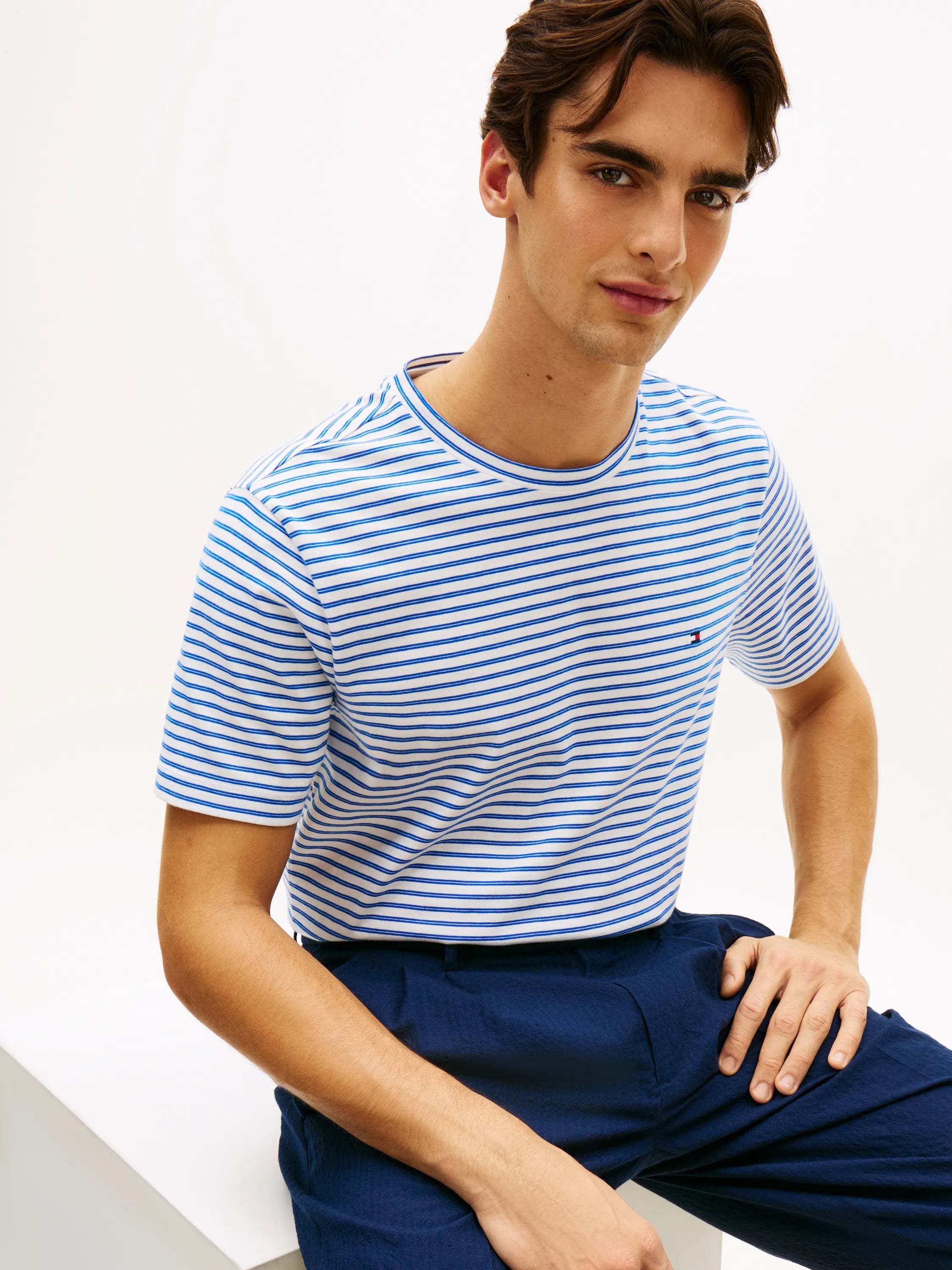 T-Shirt gestreift Regular Fit