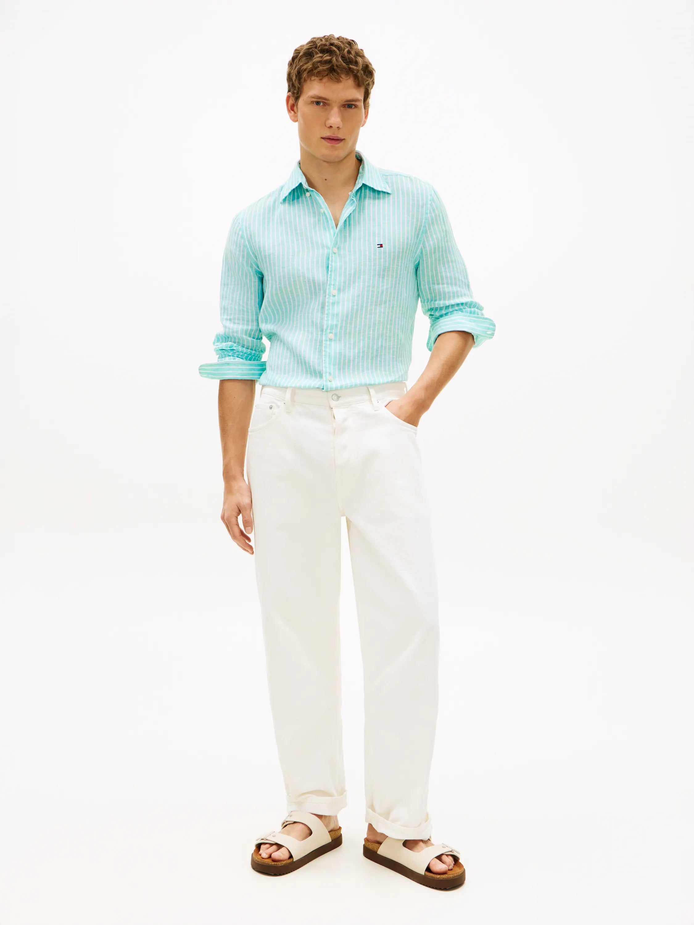 Leinenhemd Regular Fit