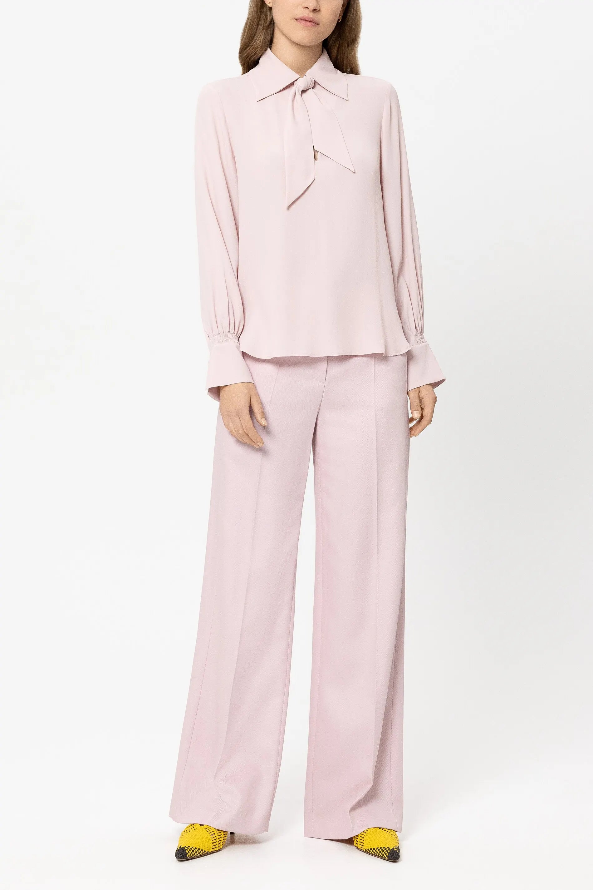 Bundfaltenhose Wide Leg