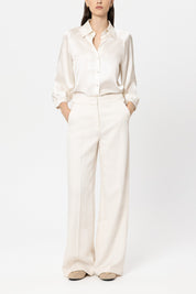 Bundfaltenhose Wide Leg