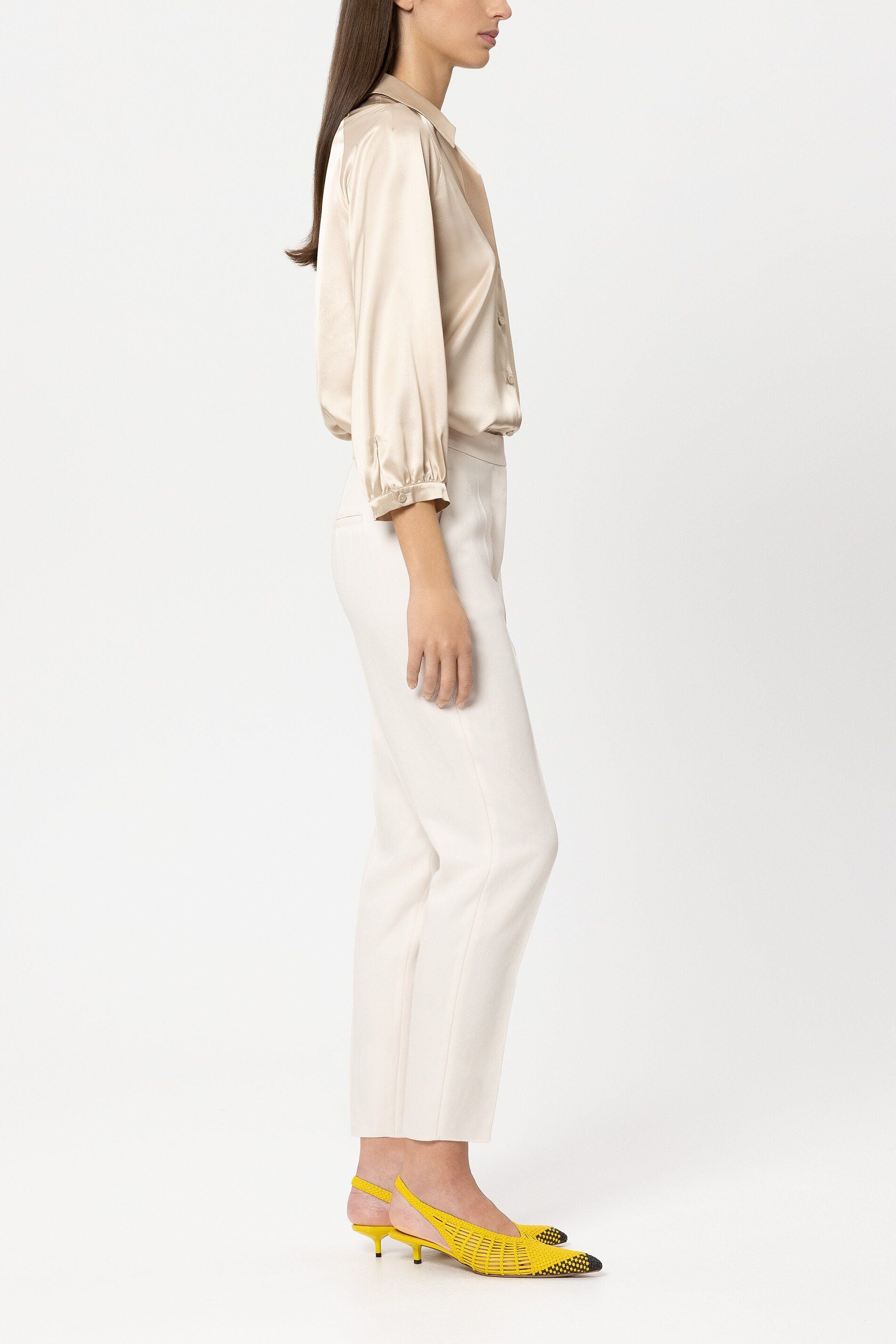 Bundfaltenhose Tapered Fit