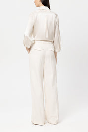 Bundfaltenhose Wide Leg