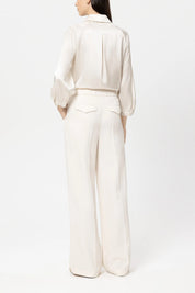 Bundfaltenhose Wide Leg