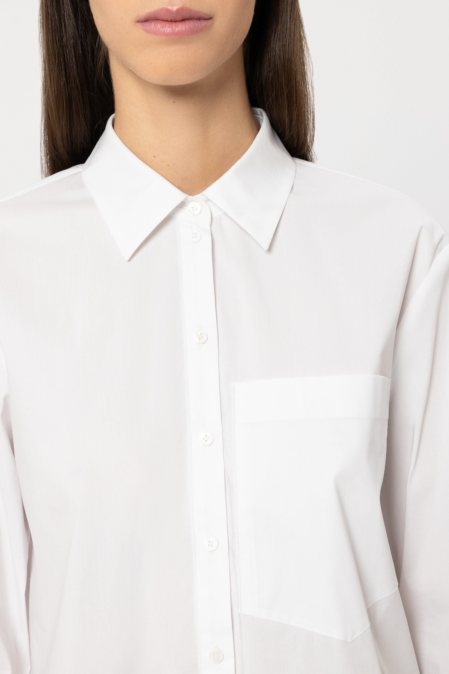 Bluse aus Baumwollmix