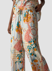 Stoffhose Wide Leg