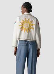 Jeansjacke aus Baumwolle